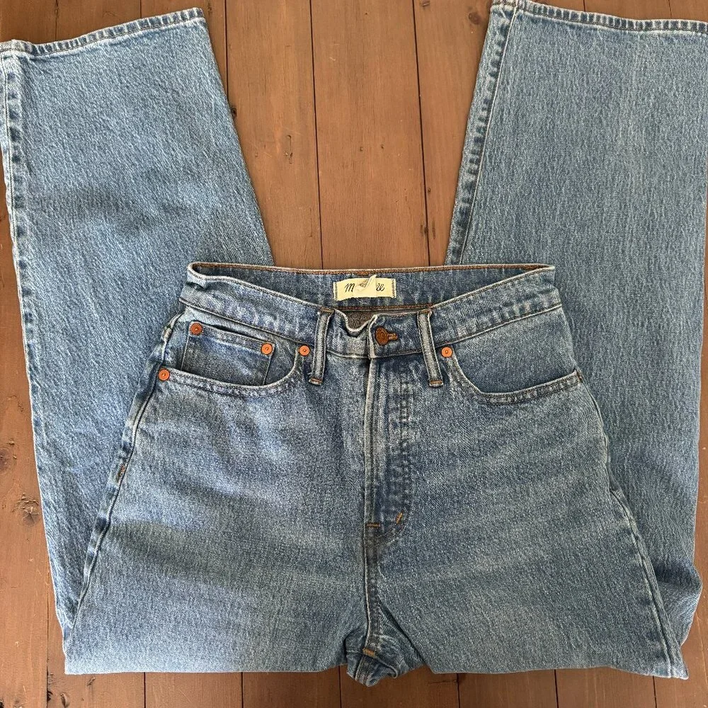 Madewell The Perfect Vintage Wide Leg Crop Jean - Size 26 - Enmore Wash - Picture 11 of 11